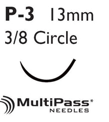 J & J Healthcare Systems Suture with Needle Absorbable Uncoated Undyed Suture Plain Gut Size 4 - 0 18 Inch Suture 1-Needle 13 mm Length 3/8 Circle Reverse Cutting Needle