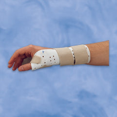 DeRoyal Thumb Splint DeRoyal® Small / Medium Hook and Loop Closure Off White