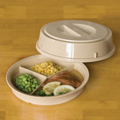 Three-Compartment Scoop Dish
