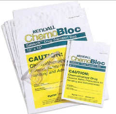 Cardinal Chemo Drug Transport Bag ChemoPlus™ 6 X 9 Inch Clear / Yellow Zip Closure - M-300711-4646 - Case of 200