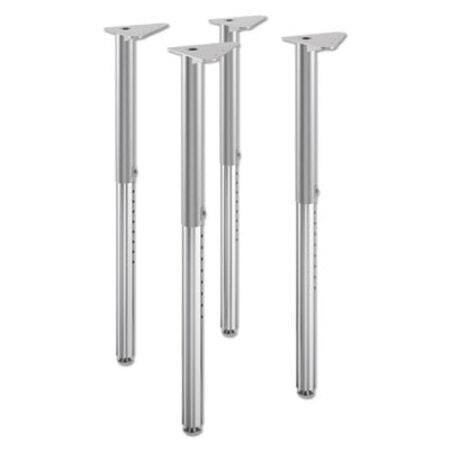 HON® Build Adjustable Post Legs, 22" to 34" High, 4/Pack