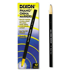 Dixon® China Marker, Black, Dozen
