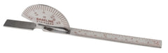 Fabrication Enterprises Goniometer Baseline® Stainless Steel 6 Inch 0 - 180 Degree Inches and Centimeters