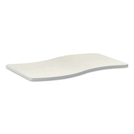HON® Build Ribbon Shape Table Top, 54w x 30d, Silver Mesh