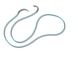 Suture with Needle LOOK® Absorbable Uncoated Undyed Suture Plain Gut Size 6 - 0 18 Inch Suture 1-Needle 36 mm Length 3/8 Circle Precision Conventional Cutting Needle