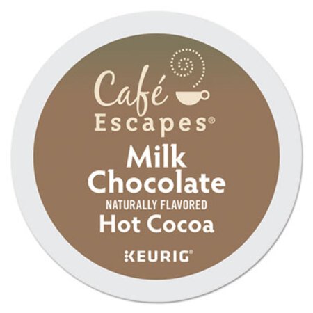 Cafe Escapes® Cafe Escapes Milk Chocolate Hot Cocoa K-Cups, 96/Carton