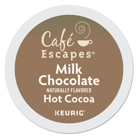 Cafe Escapes® Cafe Escapes Milk Chocolate Hot Cocoa K-Cups, 24/Box