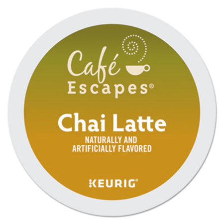Cafe Escapes® Cafe Escapes Chai Latte K-Cups, 96/Carton