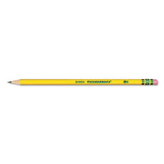 Ticonderoga® Pre-Sharpened Pencil, HB (#2), Black Lead, Yellow Barrel, Dozen