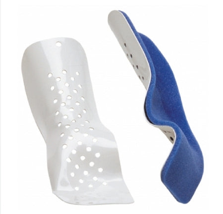 DJO Wrist Splint ProCare® Metacarpal Padded Aluminum / Foam Left Hand Blue / White Small