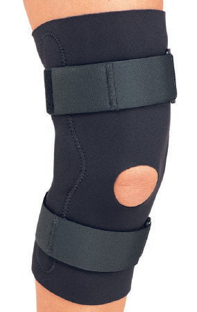 DJO Hinged Knee Brace ProCare® Medium D-Ring / Hook and Loop Strap Closure 18 to 20-1/2 Inch Thigh Circumference Left or Right Knee