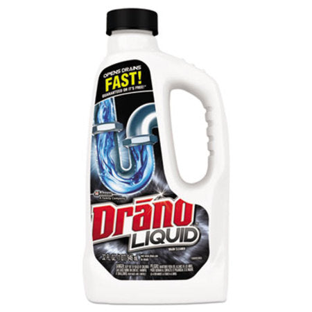 Drano® Liquid Drain Cleaner, 32 oz Safety Cap Bottle