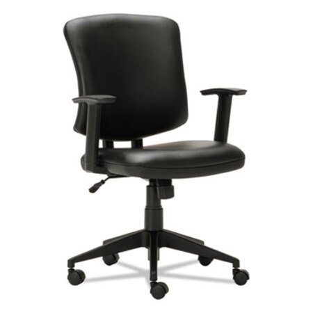 Alera® Everyday Task Office Chair, Supports up to 275 lbs., Black Seat/Black Back, Black Base