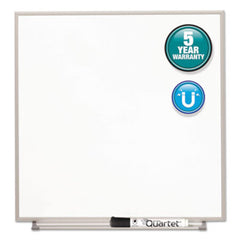 Quartet® Matrix Magnetic Boards, Painted Steel, 23 x 23, White, Aluminum Frame