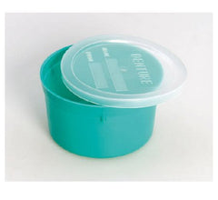 Busse Hospital Disposables Denture Cup 8 oz. Turquoise Snap-On Lid Disposable