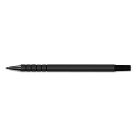 Universal™ Replacement Stick Ballpoint Counter Pen, Medium 1mm, Black Ink/Barrel, 6/Pack