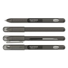 Paper Mate® InkJoy Stick Gel Pen, Fine 0.5 mm, Black Ink/Barrel, Dozen