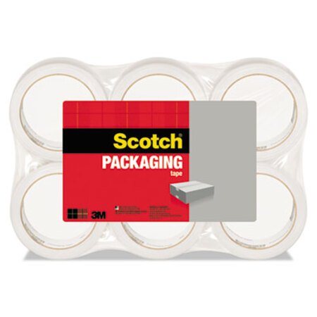 Scotch® 3350 General Purpose Packaging Tape, 3" Core, 1.88" x 54.6 yds, Clear, 6/Pack