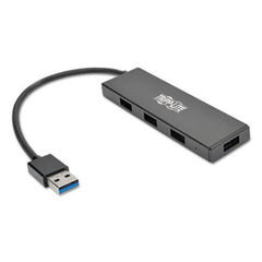 Tripp Lite Ultra-Slim Portable USB 3.0 SuperSpeed Hub, 4 Ports, Black