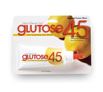 Perrigo Company Glucose Supplement Glutose 45™ 112.5 Gram Gel Lemon Flavor