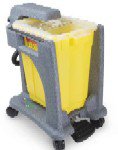 Becton Dickinson Recykleen™ Sharps Container Trolley Foot Operated Plastic