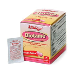 Medique Products Anti-Diarrheal Diotame® 262 mg Strength Chewable Tablet 100 per Box