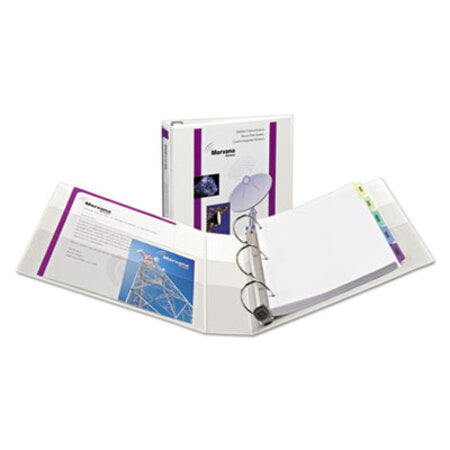 Avery® Heavy-Duty View Binder with DuraHinge, One Touch EZD Rings/Extra-Wide Cover, 3 Ring, 1.5" Capacity, 11 x 8.5, White, (1319)