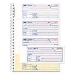 Adams® TOPS Money/Rent Receipt Book, 7 1/8 x 2 3/4, 2-Part Carbonless, 200 Sets/Book