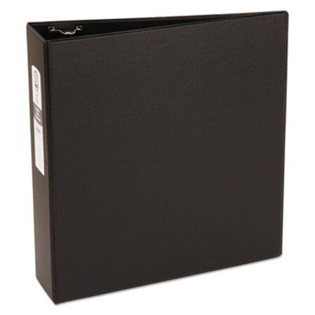 Avery® Economy Non-View Binder with Round Rings, 3 Rings, 3" Capacity, 11 x 8.5, Black, (3602)