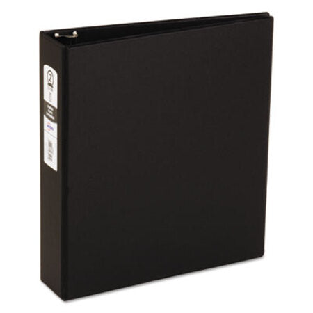 Avery® Economy Non-View Binder with Round Rings, 3 Rings, 2" Capacity, 11 x 8.5, Black, (3501)