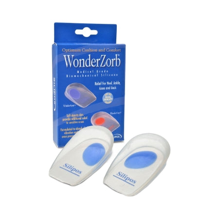 Silipos Heel Cup WonderZorb® WonderSpur X-Large Without Closure Male 11 and Up / Female 12 and Up Foot