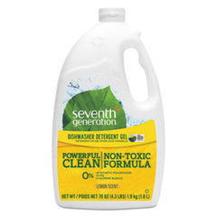 Seventh Generation® Natural Automatic Dishwasher Gel, Lemon, Jumbo 70 oz Bottle