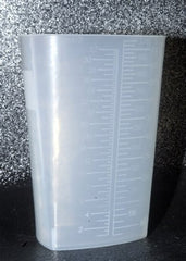 Care Line Graduated Container Triangular Polypropylene 1,000 mL (32 oz.)