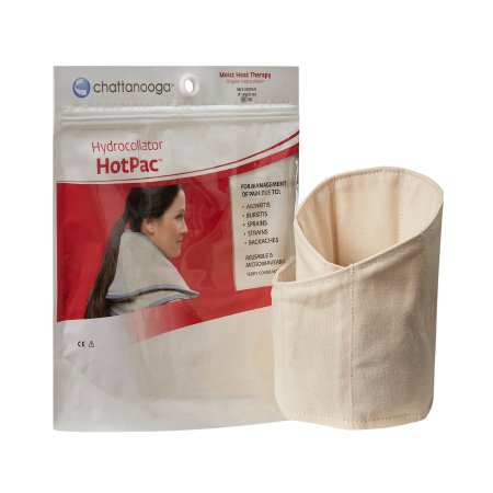 DJO Moist Heat Therapy Pad HotPac™ Contour Neck One Size Fits Most Canvas Reusable