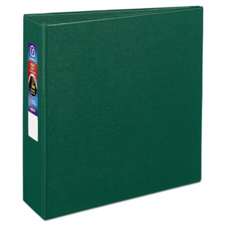 Avery® Heavy-Duty Non-View Binder with DuraHinge and Locking One Touch EZD Rings, 3 Rings, 3" Capacity, 11 x 8.5, Green