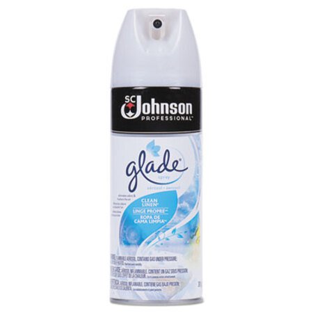 Glade® Air Freshener, Clean Linen, 13.8 oz, 12/Carton