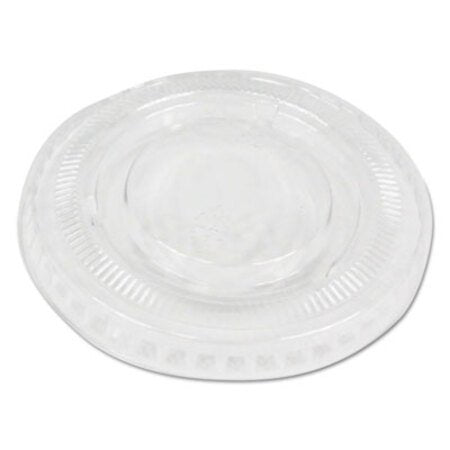 Boardwalk® Souffle/Portion Cup Lids, Fits 2 oz Portion Cups, Clear, 2500/Carton