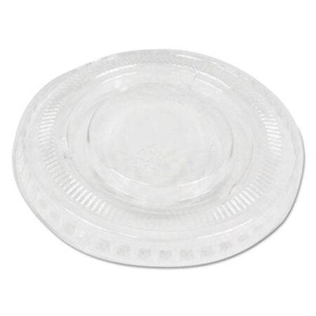 Boardwalk® Souffle/Portion Cup Lids, Fits 1 oz Portion Cups, Clear, 2500/Carton