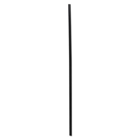 Boardwalk® Cocktail Straws, 8", Black, 5000/Carton