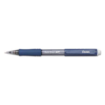 Pentel® Twist-Erase EXPRESS Mechanical Pencil, 0.7 mm, HB (#2.5), Black Lead, Blue Barrel, Dozen