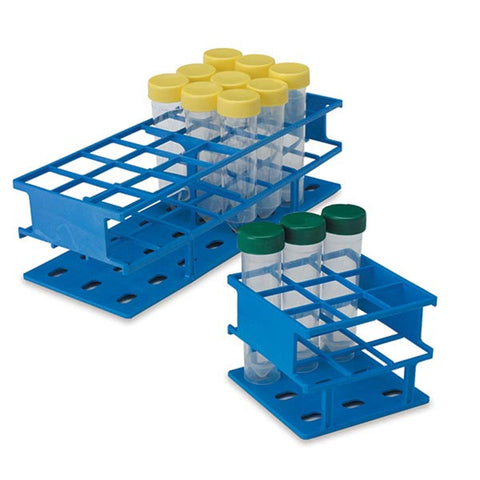 30mm Tube Racks Full Size • Holds 24 tubes • 11.1"L x 4.25"W x 3.3"H • Not available in Red ,2 / pk - Axiom Medical Supplies