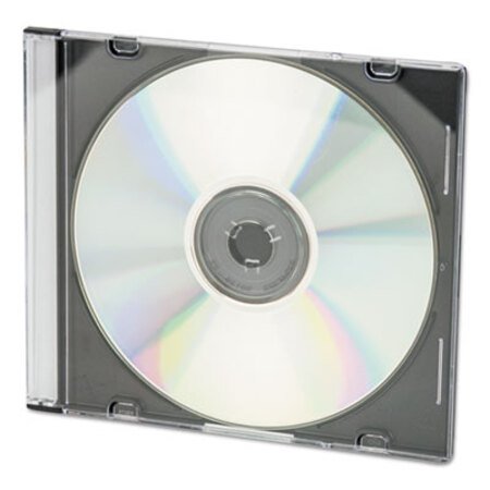 Innovera® CD/DVD Slim Jewel Cases, Clear/Black, 100/Pack