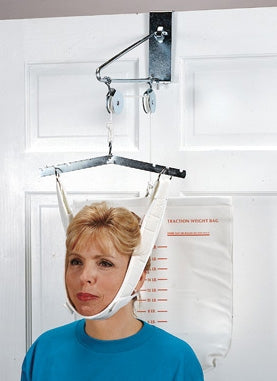 Graham-Field Grafco® Deluxe Cervical Traction Kit, Overdoor Chrome-plated Steel One Size Fits Most