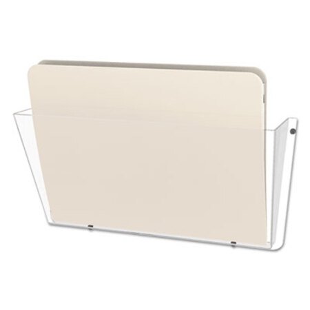 Deflecto® Unbreakable DocuPocket Wall File, Letter, 14 1/2 x 3 x 6 1/2, Clear