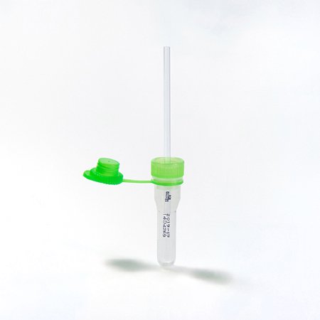 Ram Scientific Safe-T-Fill® Capillary Blood Collection Tube Plasma Tube Lithium Heparin Additive 10.8 X 46.6 mm 200 µL Green Attached Cap Plastic Tube