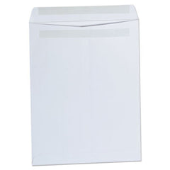 Universal® Self-Stick Open-End Catalog Envelope, #13 1/2, Square Flap, Self-Adhesive Closure, 10 x 13, White, 100/Box