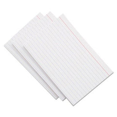 Universal® Ruled Index Cards, 4 x 6, White, 100/Pack