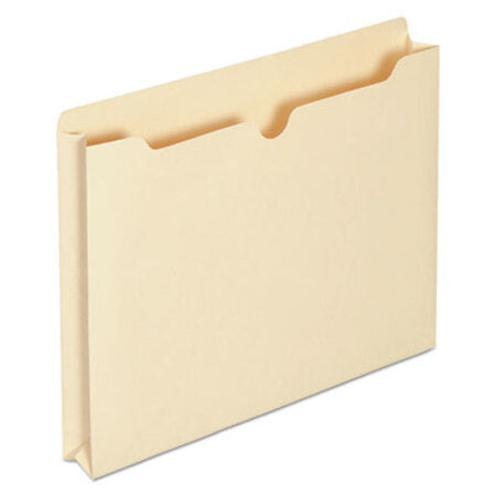 Universal® Economical Manila File Jackets, Straight Tab, Letter Size, Manila, 50/Box