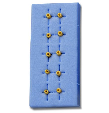 Suture Bootie Yellow Vinyl 10 Booties