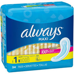 The Palm Tree Group Feminine Pad Always® Maxi Regular Absorbency